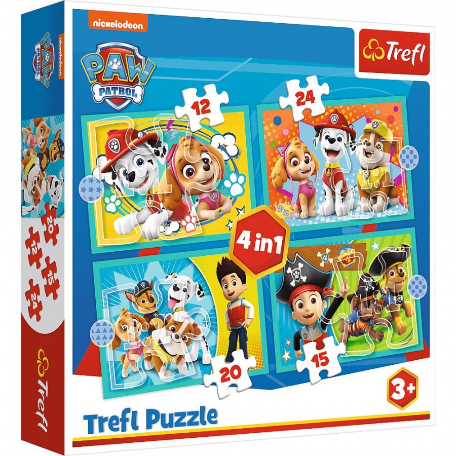 Trefl Puzzle 4w1  - Paw Patrol Aw20