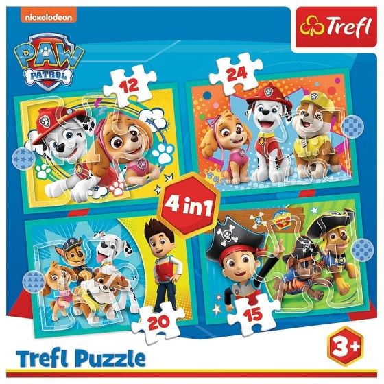 Trefl Puzzle 4w1 - Psi Patrol Aw20