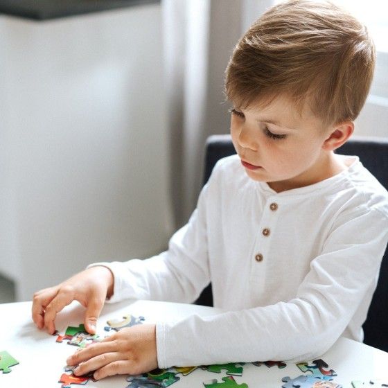 Trefl Puzzle 4in1 - közös szórakozás Treflików 3+