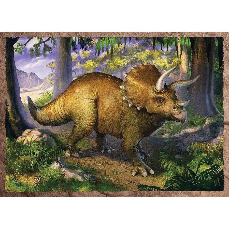 Trefl 4W1 Puzzle - Interesting Dinosaurs 4+ - 5900511343830