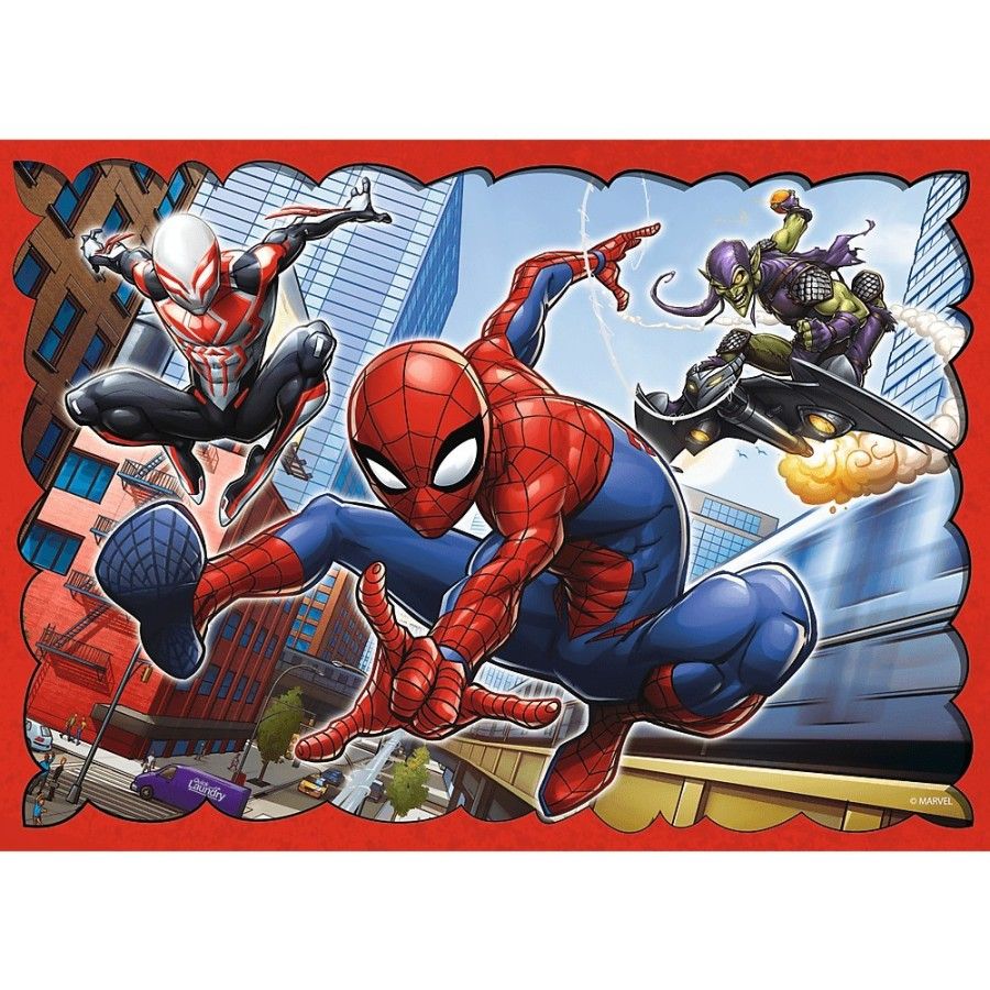 Trefl 4W1 puzzle - heroikus pók-ember 4+
