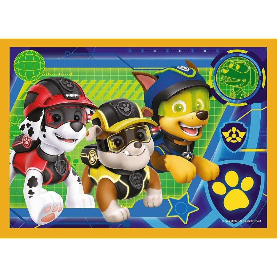 Trefl Puzzle 4w1 - Wakacyjny Psi Patrol 4+