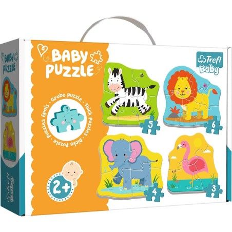 Trefl Puzzle Bébé - Classique. Animaux en safari