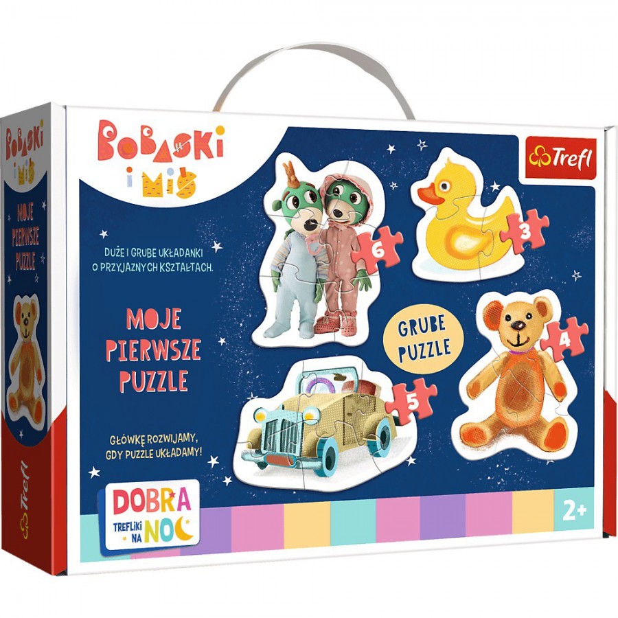 Trefl Puzzle - Baby Classic - Urocze bobaski - Dobranoc, Trefliki na noc