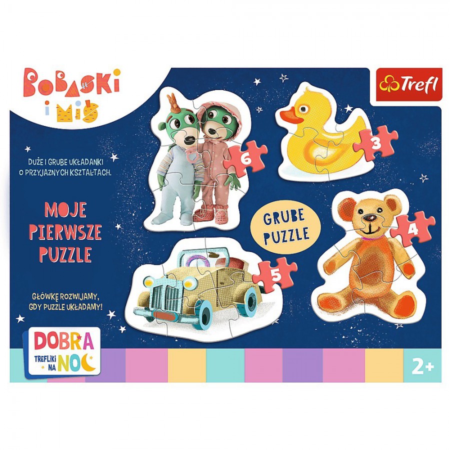 Trefl Puzzle - Baby Classic - Urocze bobaski - Dobranoc, Trefliki na noc