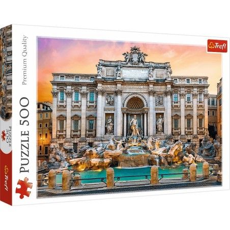Trefl 500el puzzle. - Fountain di Trevi, Rím 10+