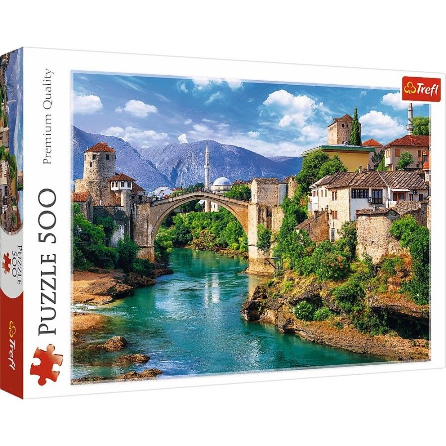 Trefl Puzzle 500el. - Stary Most w Mostarze, Bośnia i