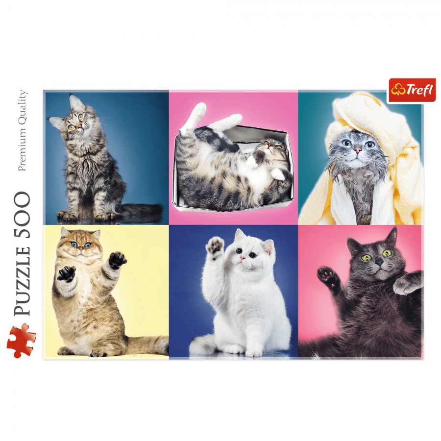 Trefl Puzzle 500el. - Kociaki