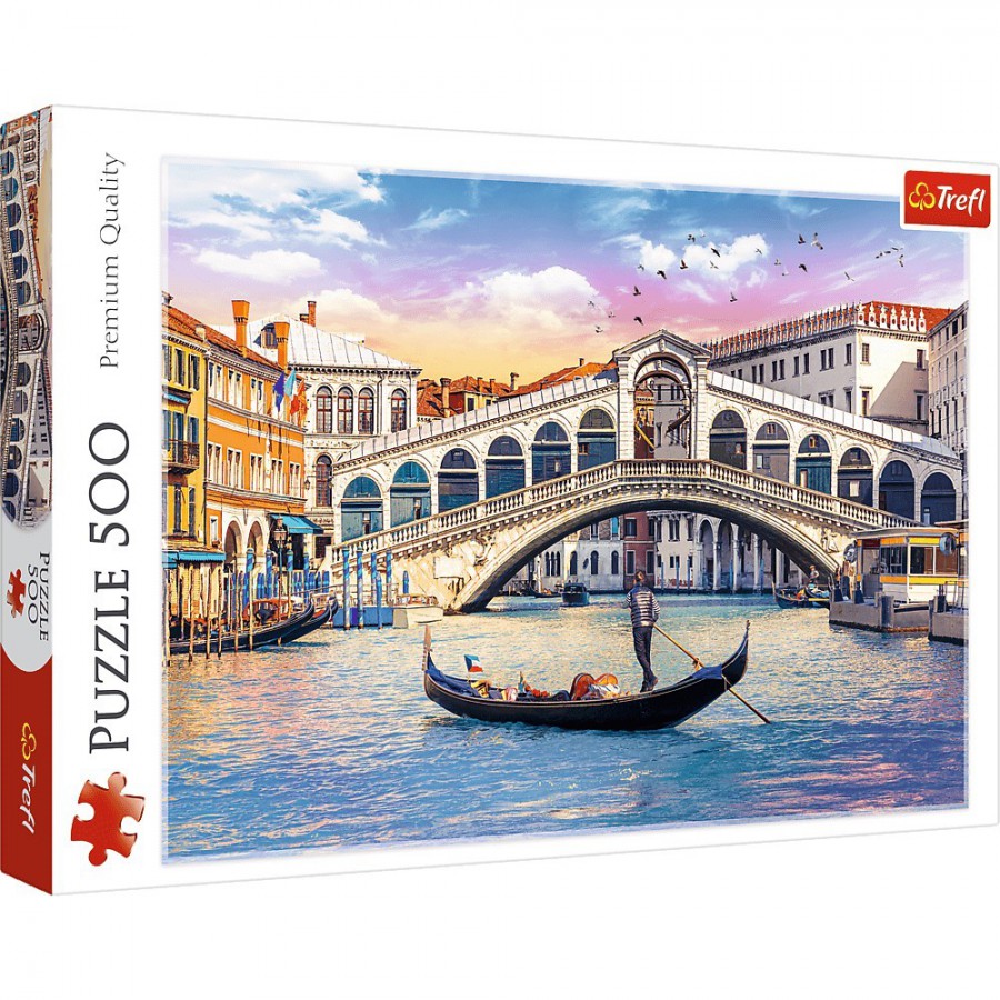 Trefl Puzzle 500el. - Most Rialto, Wenecja