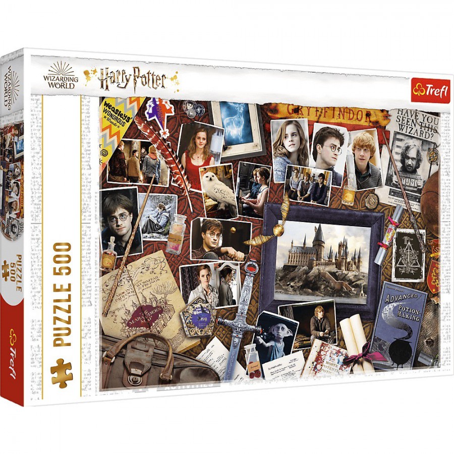 Trefl Puzzle 500el. - Pamiątki z Hogwartu