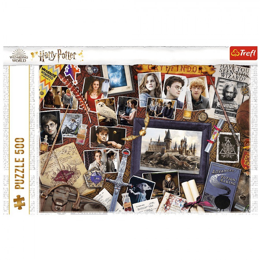 Trefl Puzzle 500el. - Pamiątki z Hogwartu