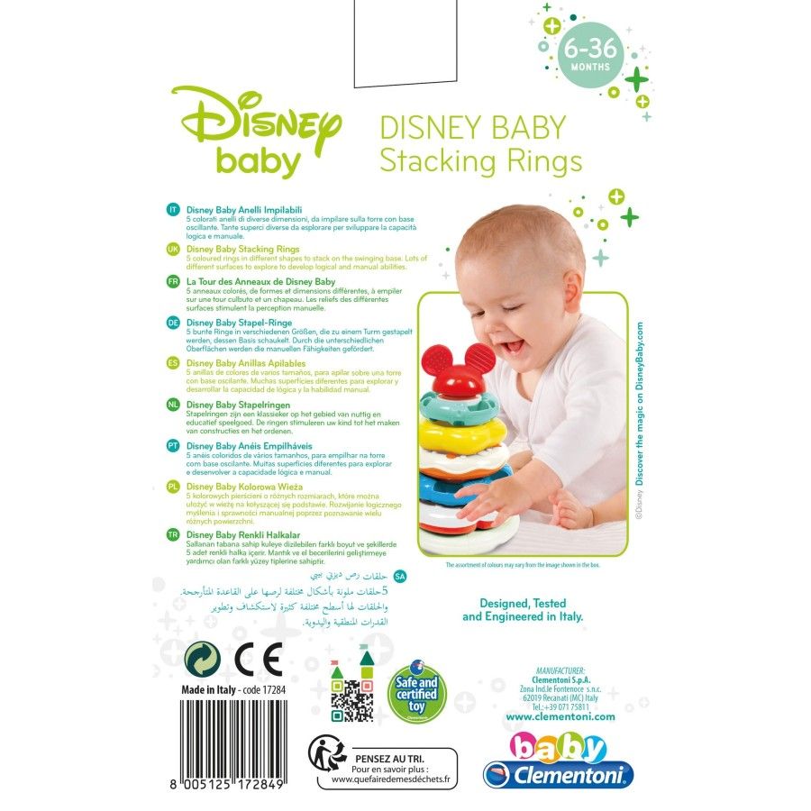 Clementoni Disney Girls - The Colored Tower 6-36m