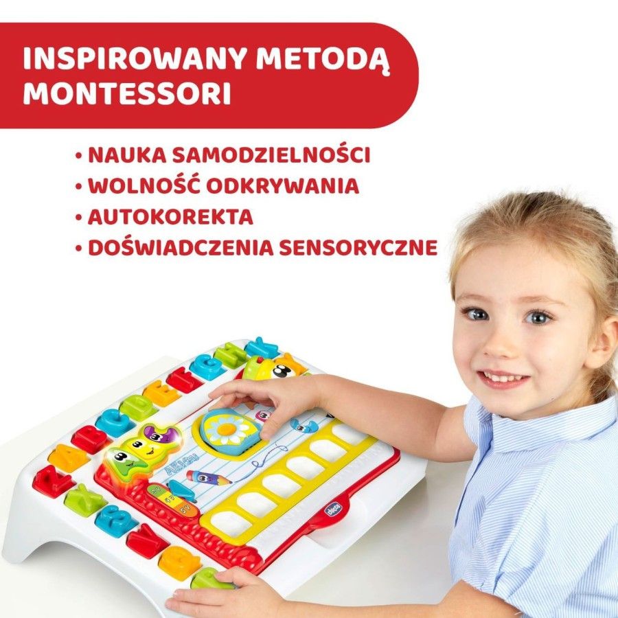 CHICCO EDU PIERWSZY STOLIK PRZEDSZKOLAKA PL