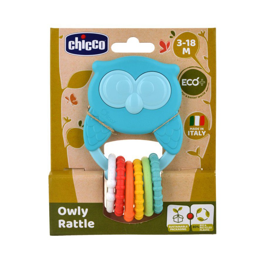 CHICCO ECO+ GRZECHOTKA SOWA