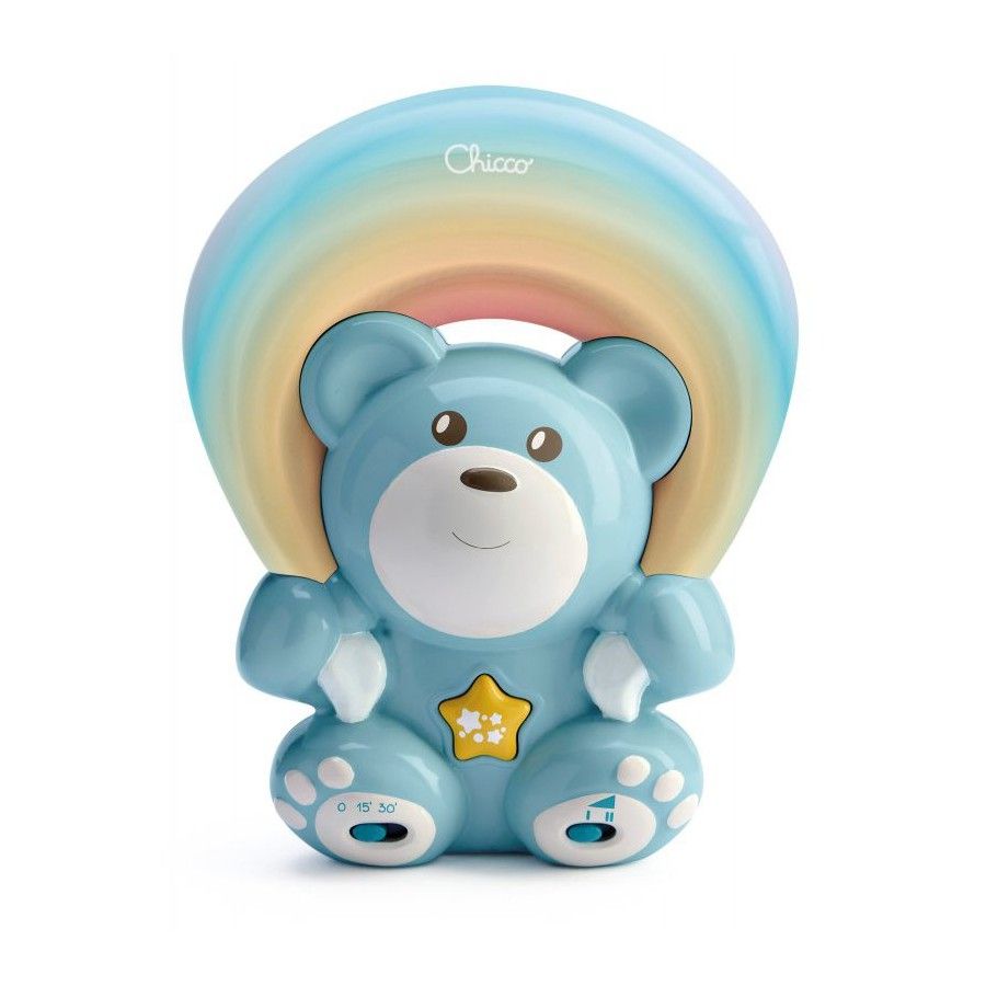 CHICCO FD medve szivárvány kék kivetítővel