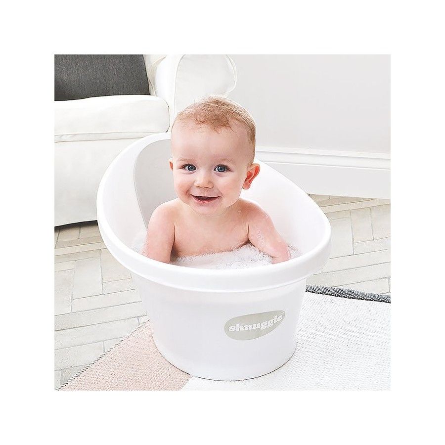 Shnuggle Vannes Shnuggle Bébé avec écoulement Grey Foam Support