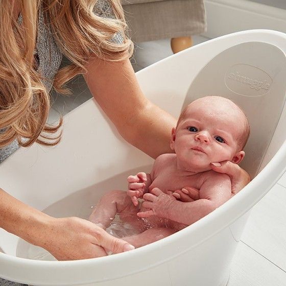 Shnuggle Waterfall Shnuggle Baby with drain Grey Foam Support