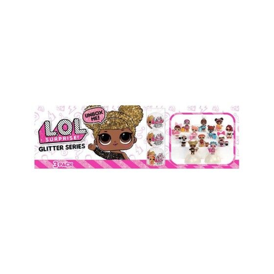 L.O.L. Surprise Glitter 3-Pack Doll Asst - STYL 3