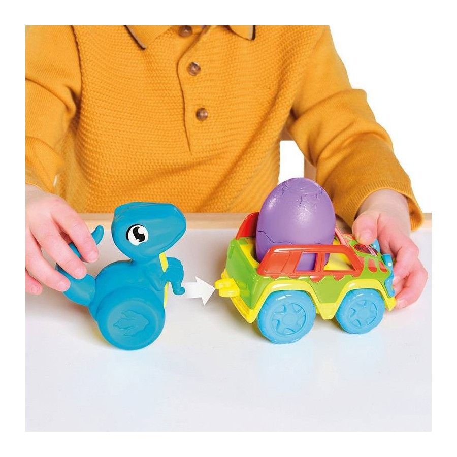 TOOMIES fahrzeug mit dino + dino