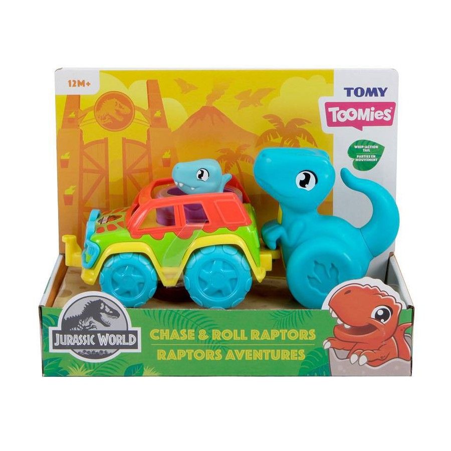 TOOMIES véhicule avec dino + dino