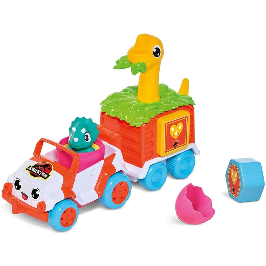 TOOMIES jeep dinosaurio con remolque