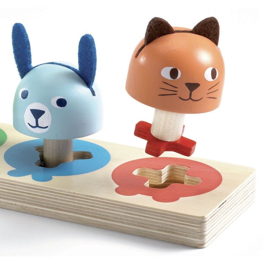 Djeco Juego de artillería de madera