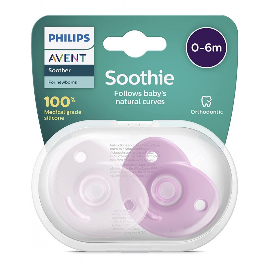 Philips Avent Smoczek Ultra Air Girl Mam/Bely 0-6 m