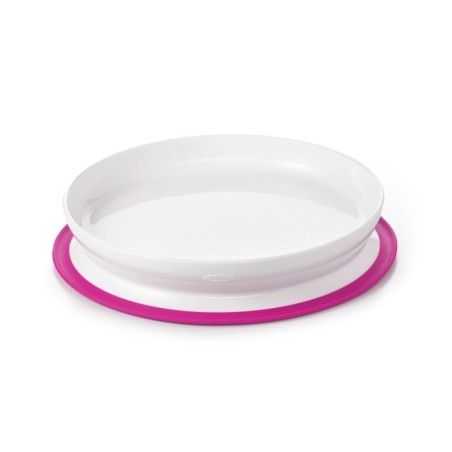 OXO A saucer with a silicone suction cup Pink