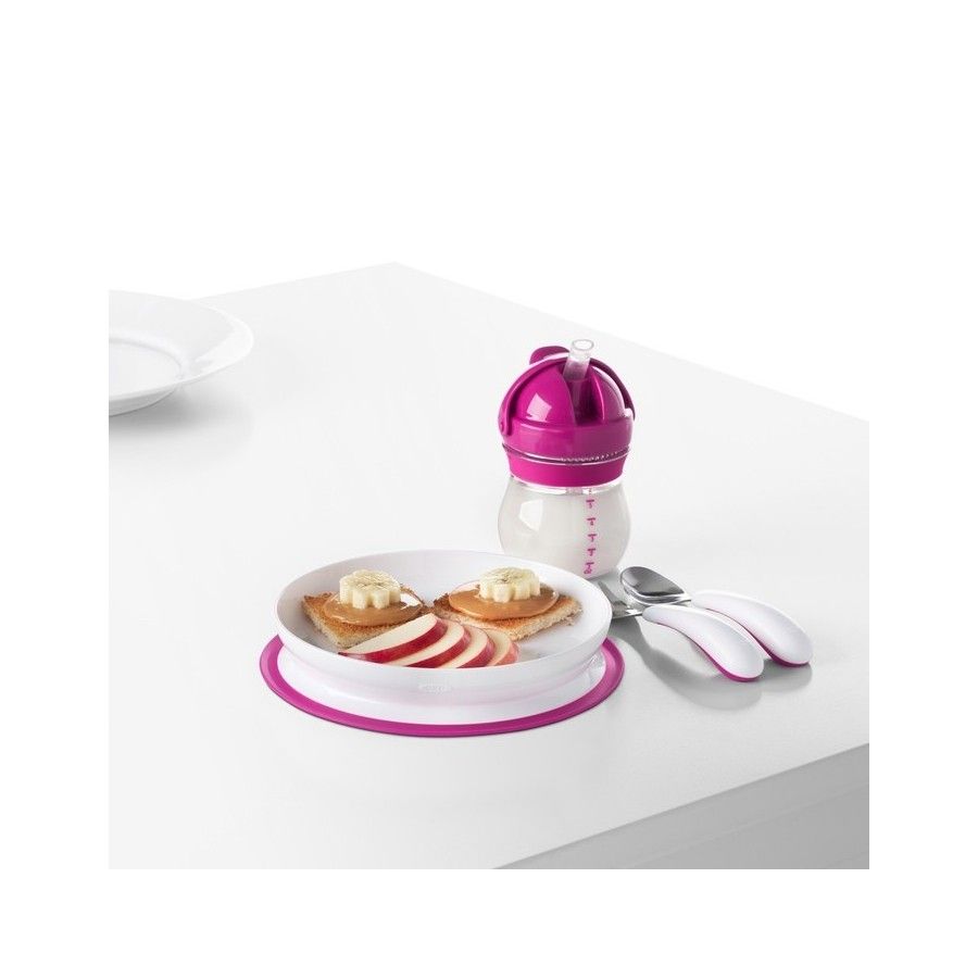OXO Talerzyk z Silikonową Przyssawką Pink