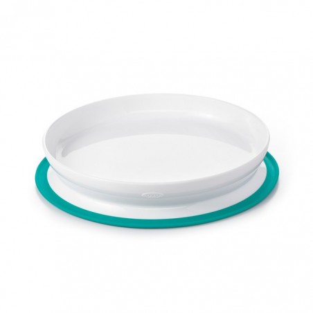 OXO Platte mit Teal-Silicon-Sauger
