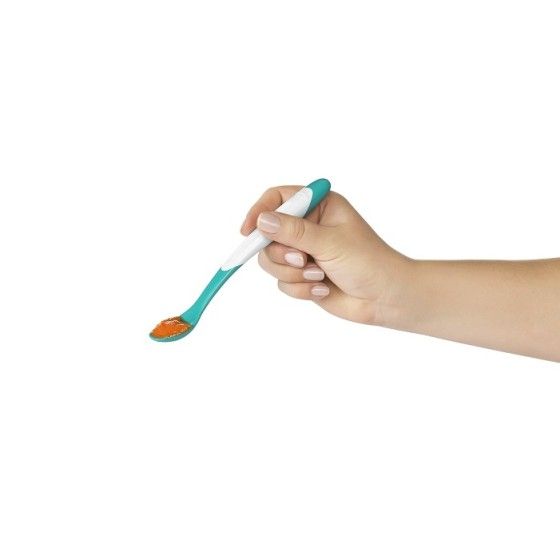 OXO Un ensemble de cuillères en Etui 6m+ Teal/Pink