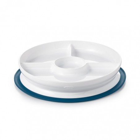 OXO Teller mit Silikon-Sauger Navy