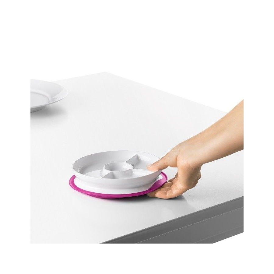 OXO Talerzyk z Silikonową Przyssawką Pink