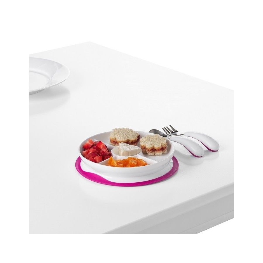 OXO Talerzyk z Silikonową Przyssawką Pink