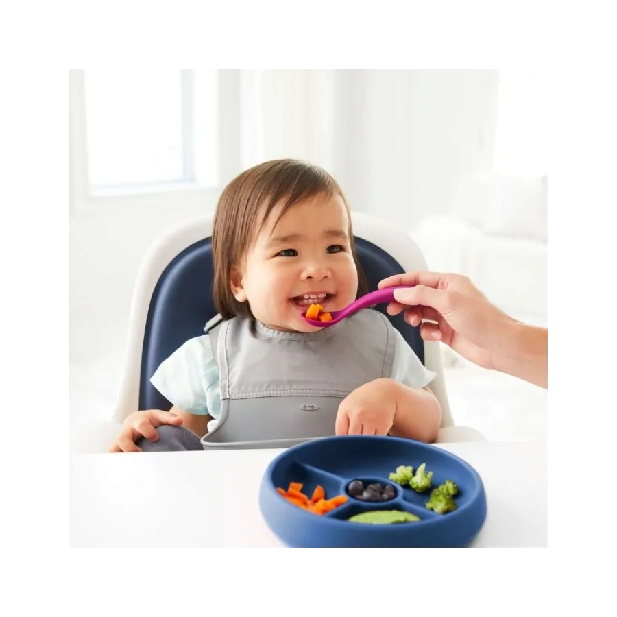 OXO Talerzyk Silikonowy Dzielony Navy