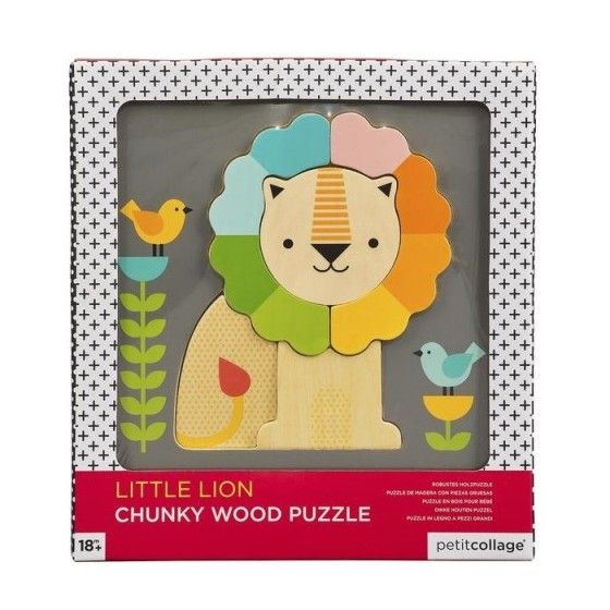 Petit Collage Puzzle Holzlöwe