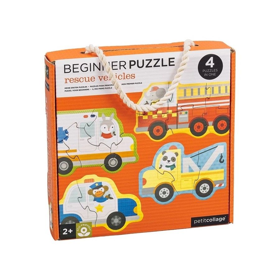 Petit Collage First Puzzle Vehicles