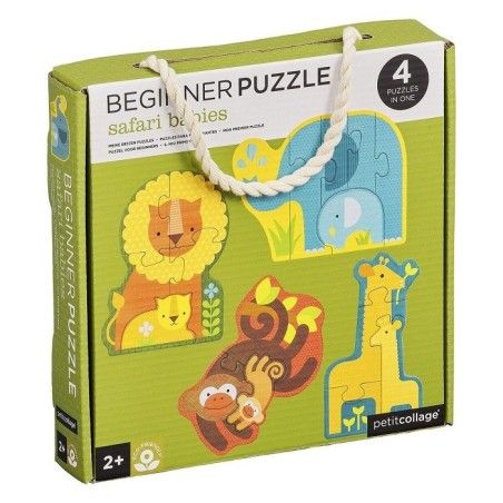 Petit Collage First Safari Baby Puzzle