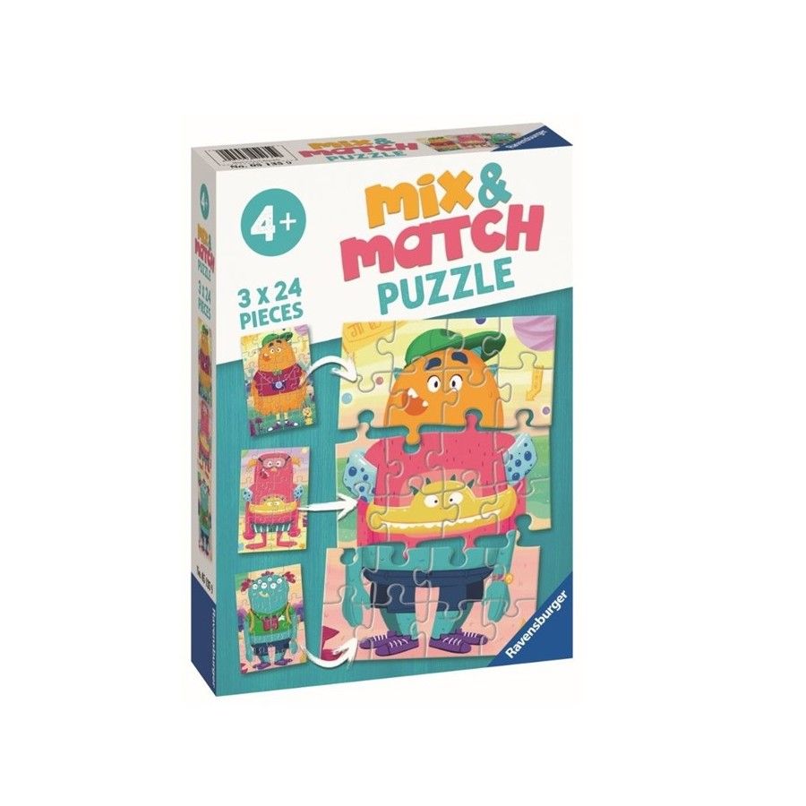 Ravensburger Mix & Match puzzle szörnyek