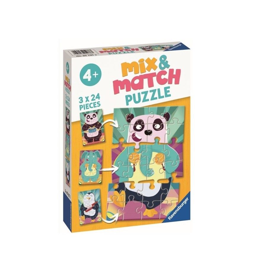 Ravensburger Mix & Match puzzle háziállatok