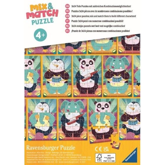 Ravensburger Mix & Match puzzle háziállatok