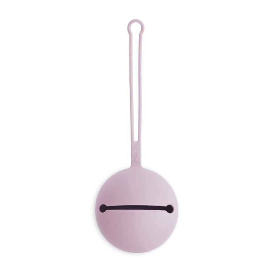 Mushie - Etui na smoczek do wózka Kula Ball Soft Lilac