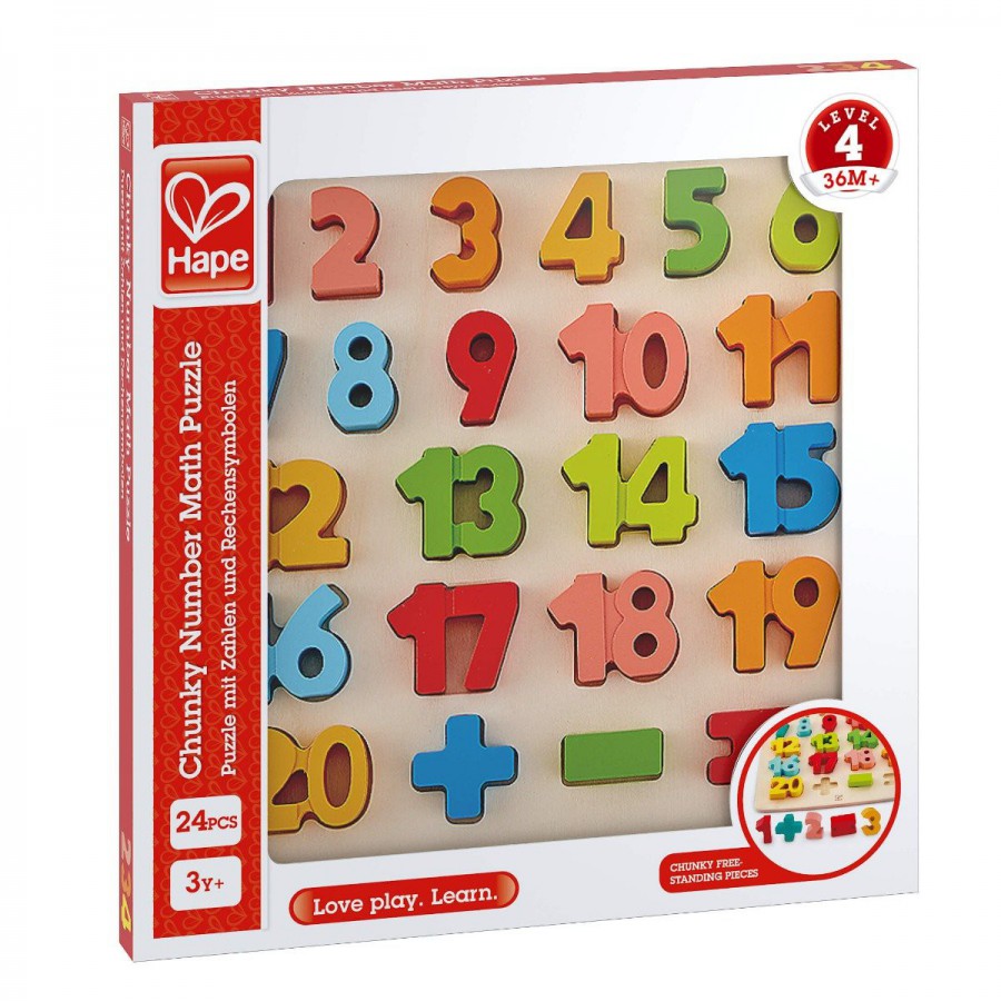 Hape Puzzle Stojące Liczby