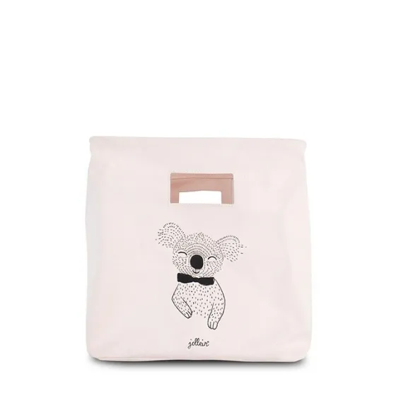 JOLLEIN POJEMNIK NA AKCESORIA WILD ANIMALS BRZOSKWINIA