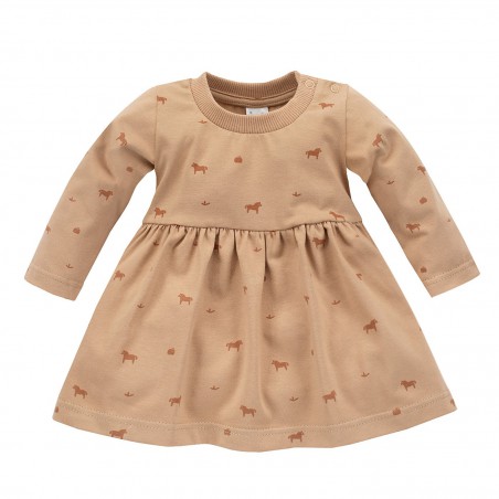 Pinokio WOODEN PONY KLEID 80 BRAUN