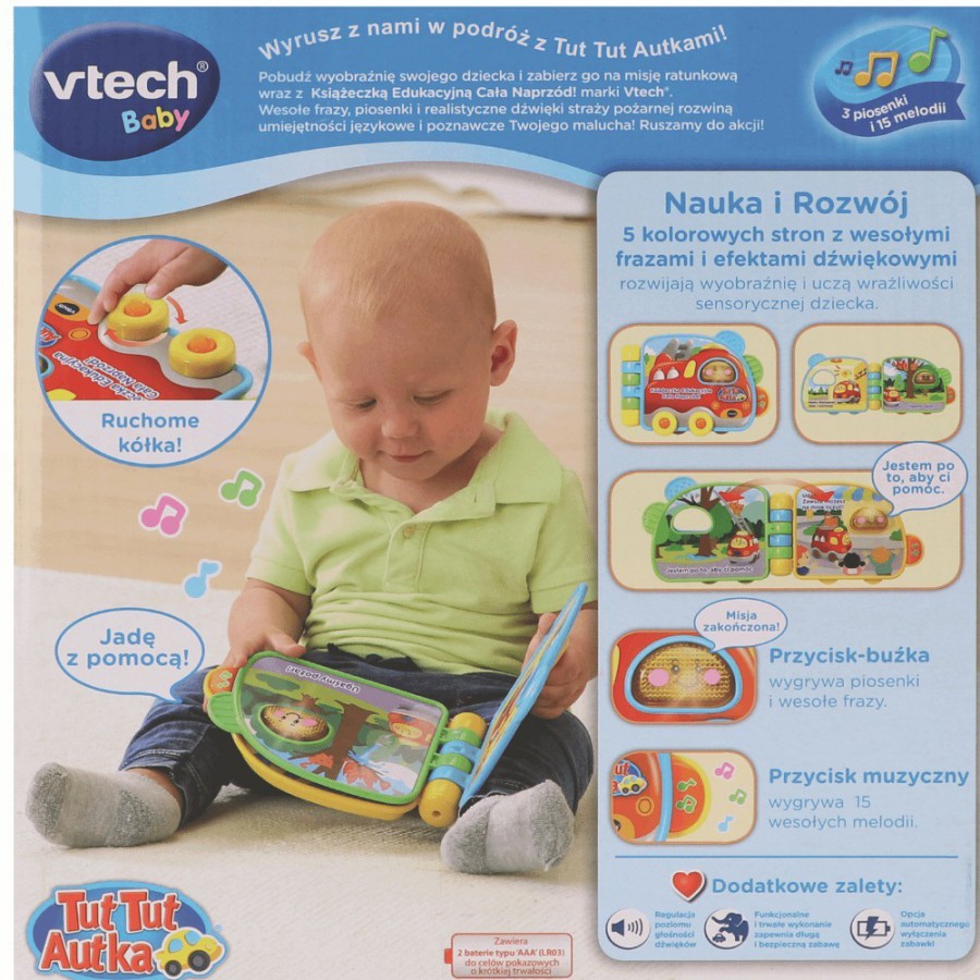 VTech Książeczka edukacyjna - cała naprzód!