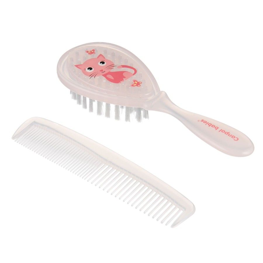 Canpol Spazzola + pettine per capelli gatto duro