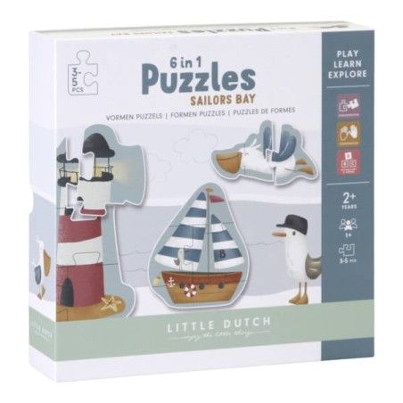 Little Dutch Puzzle 6 piezas Sailors Bay