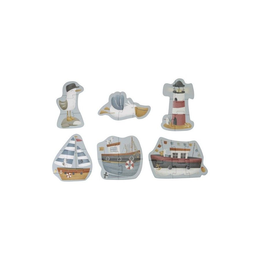 Little Dutch Puzzle 6 Teile Sailors Bay