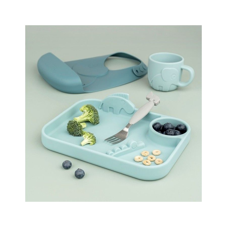 Done by Deer Peekaboo, el plato de las ventanas azules